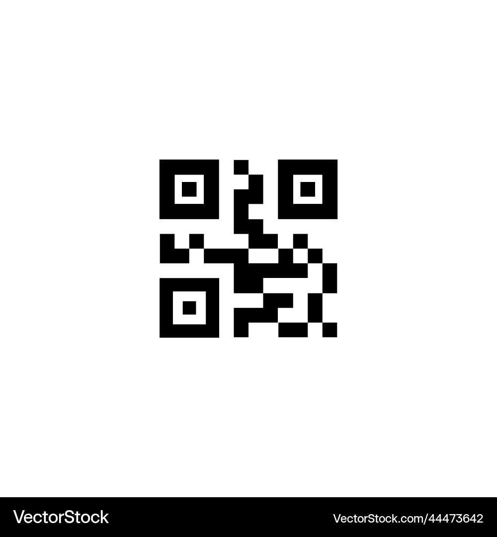 QR Code Smartphone Scan Vector Image