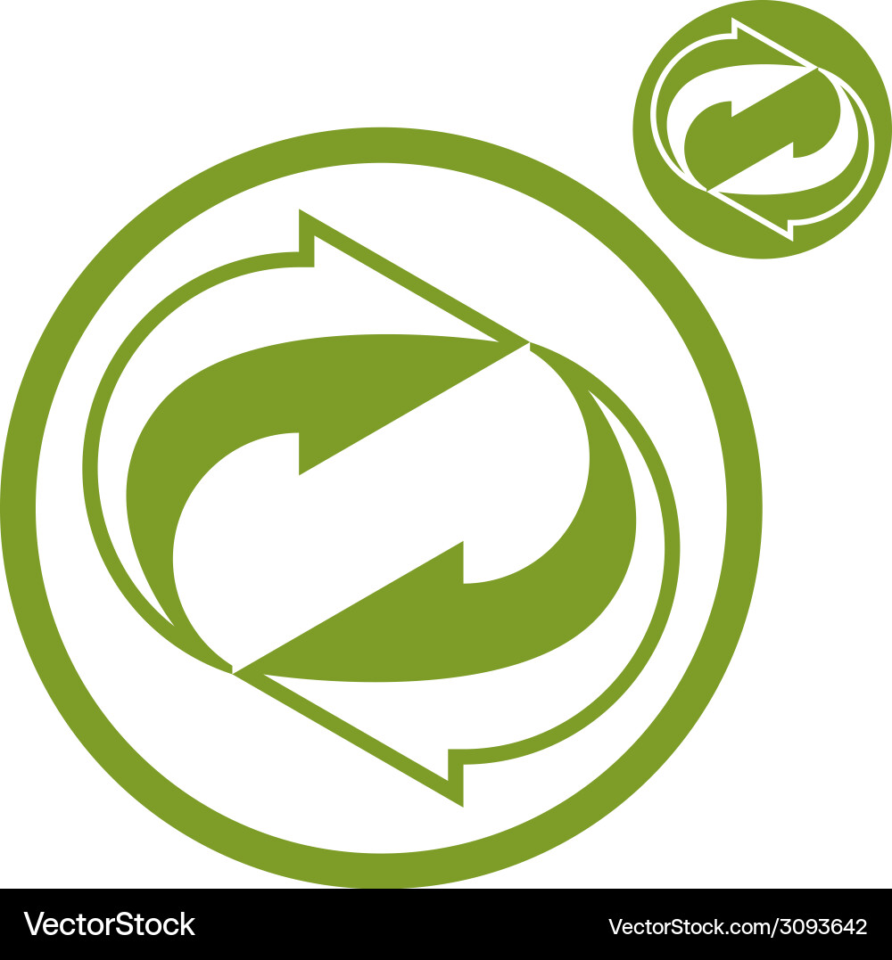 Reload refresh arrows loop simple single color vector image