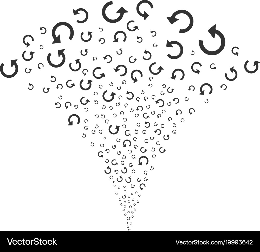 Rotate fountain stream Vector Image