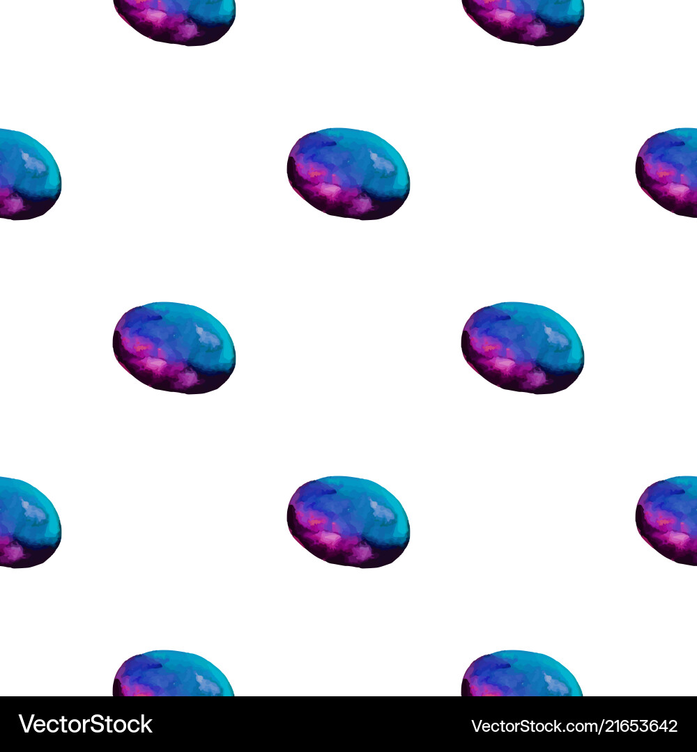 Seamless pattern of watercolor blue spots Seamless pattern of watercolor blue spots vector image