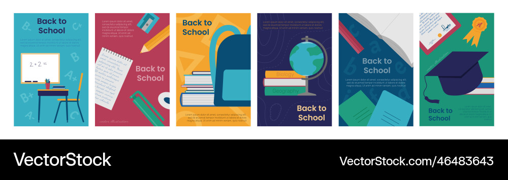 Back to school college background education Back to school college background education vector image