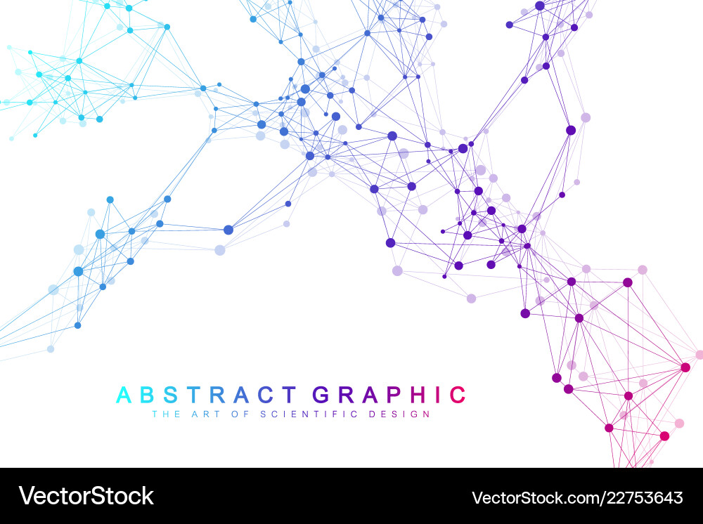 Geometric abstract background with connected lines Geometric abstract background with connected lines vector image