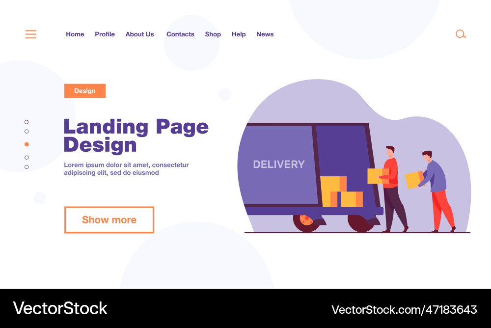 Loading workman carrying boxes Loading workman carrying boxes vector image