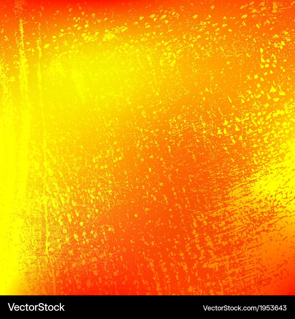 Orange Grunge Texture Background Vector Image
