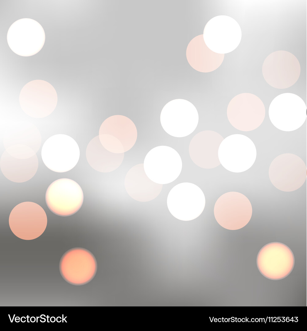 Sparkling bokeh vector image