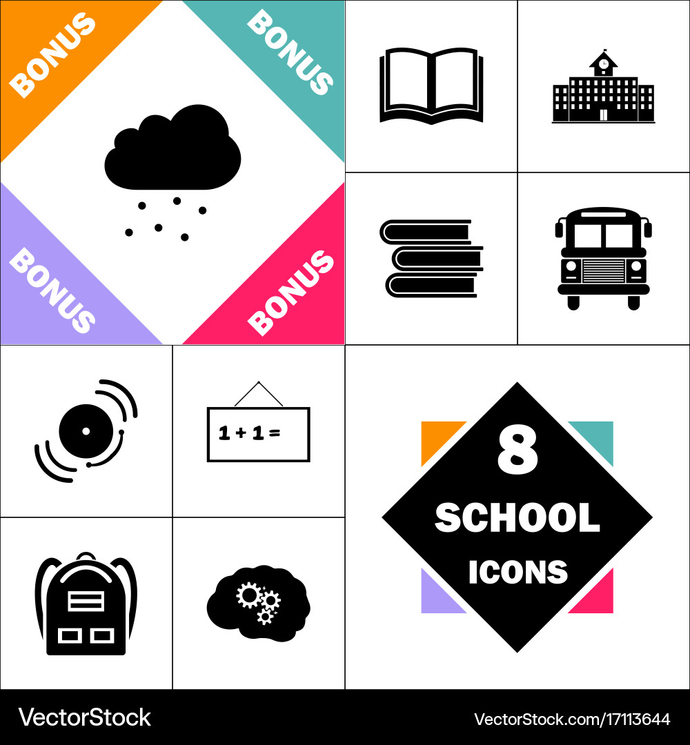 Hail computer symbol vector image
