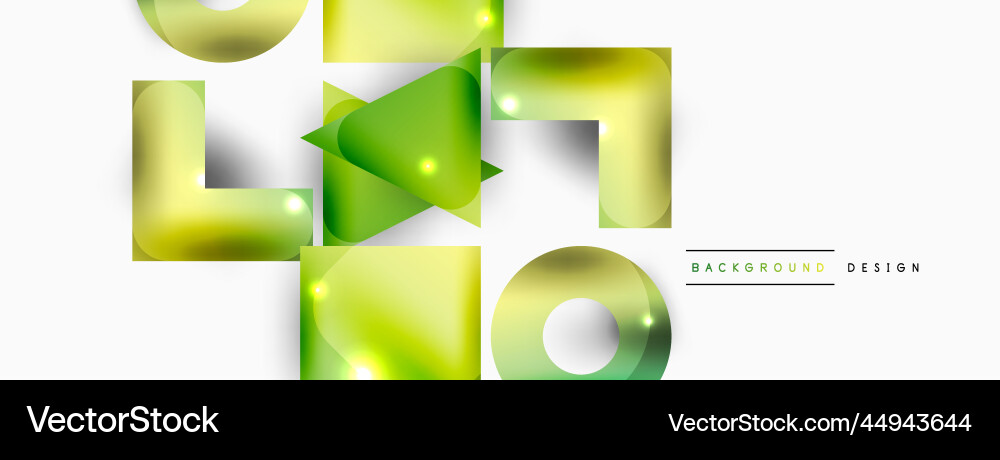 Minimal geometric abstract background primitive Vector Image