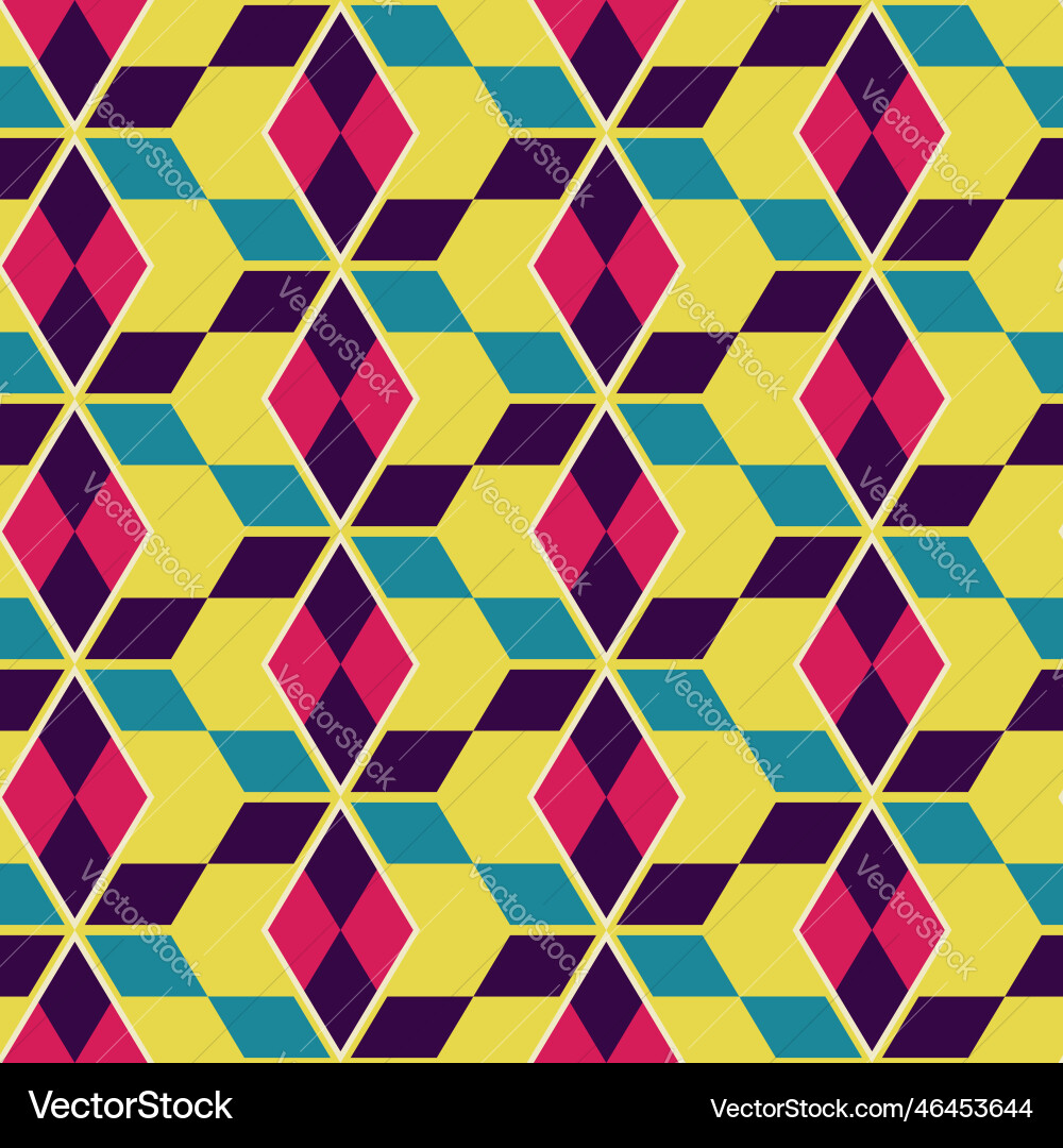 Seamless mosaic pattern geometric background Seamless mosaic pattern geometric background vector image