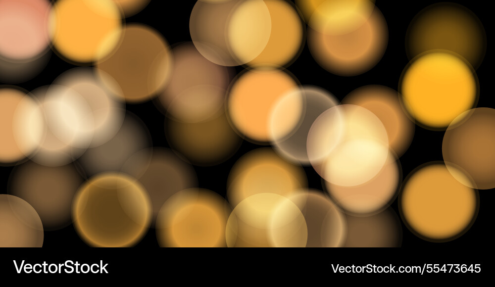 Abstract color shining bokeh isolated Vector Image