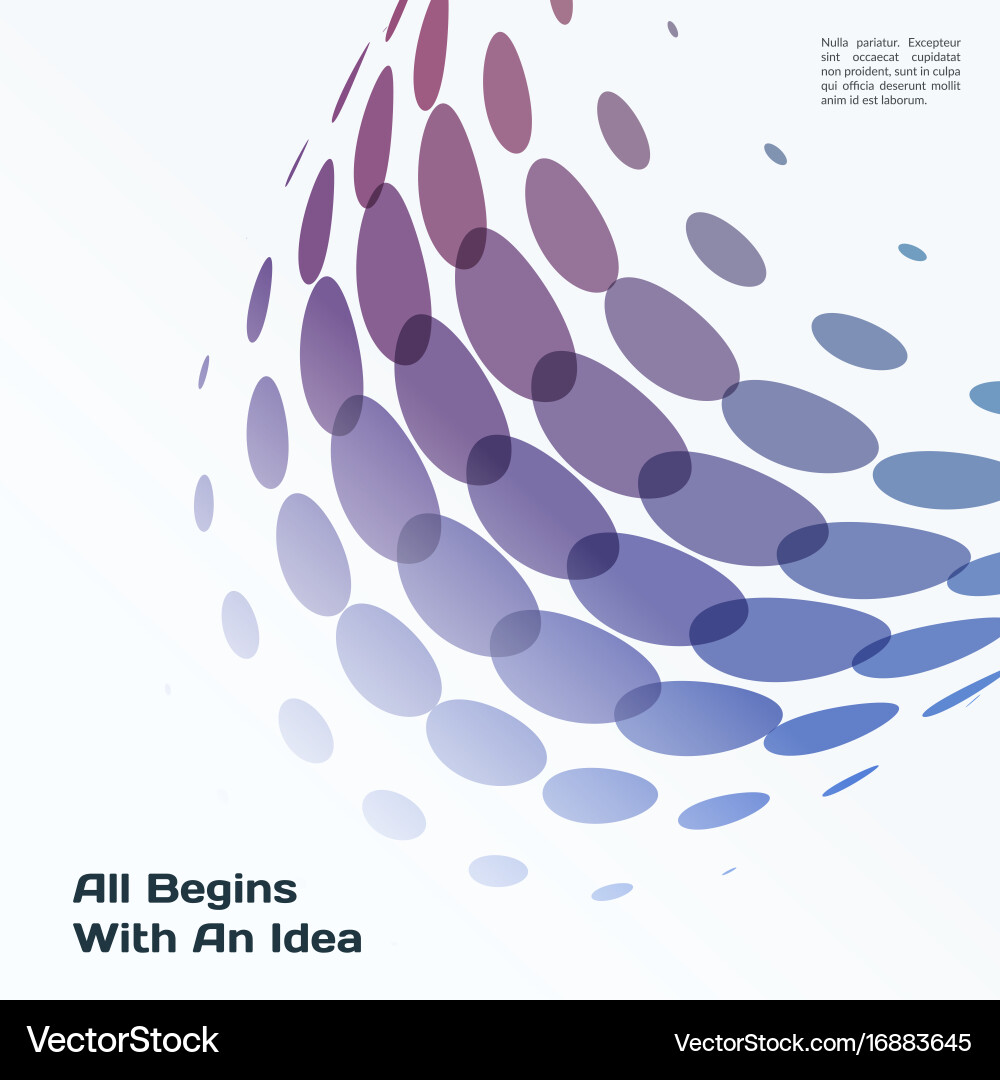 Abstract design round elements for graphic Vector Image