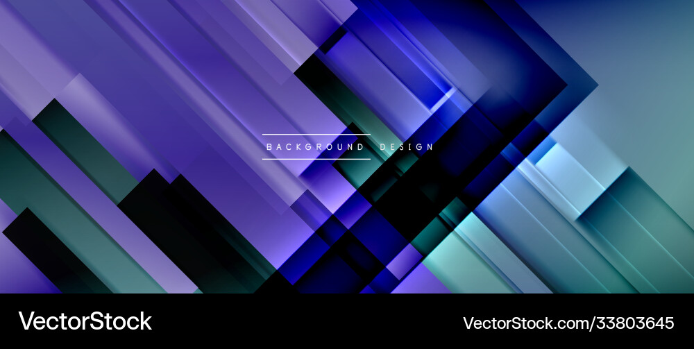 Dynamic lines on fluid color gradient trendy Vector Image