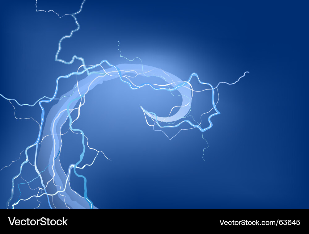 Electric Current Flow Vector Image