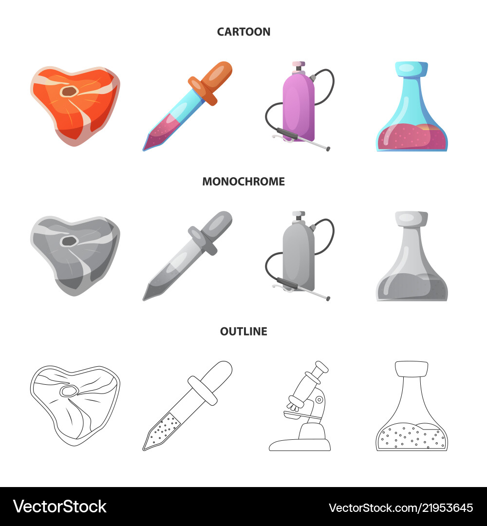 Isolated object of and icon collection Isolated object of and icon collection Vector Image