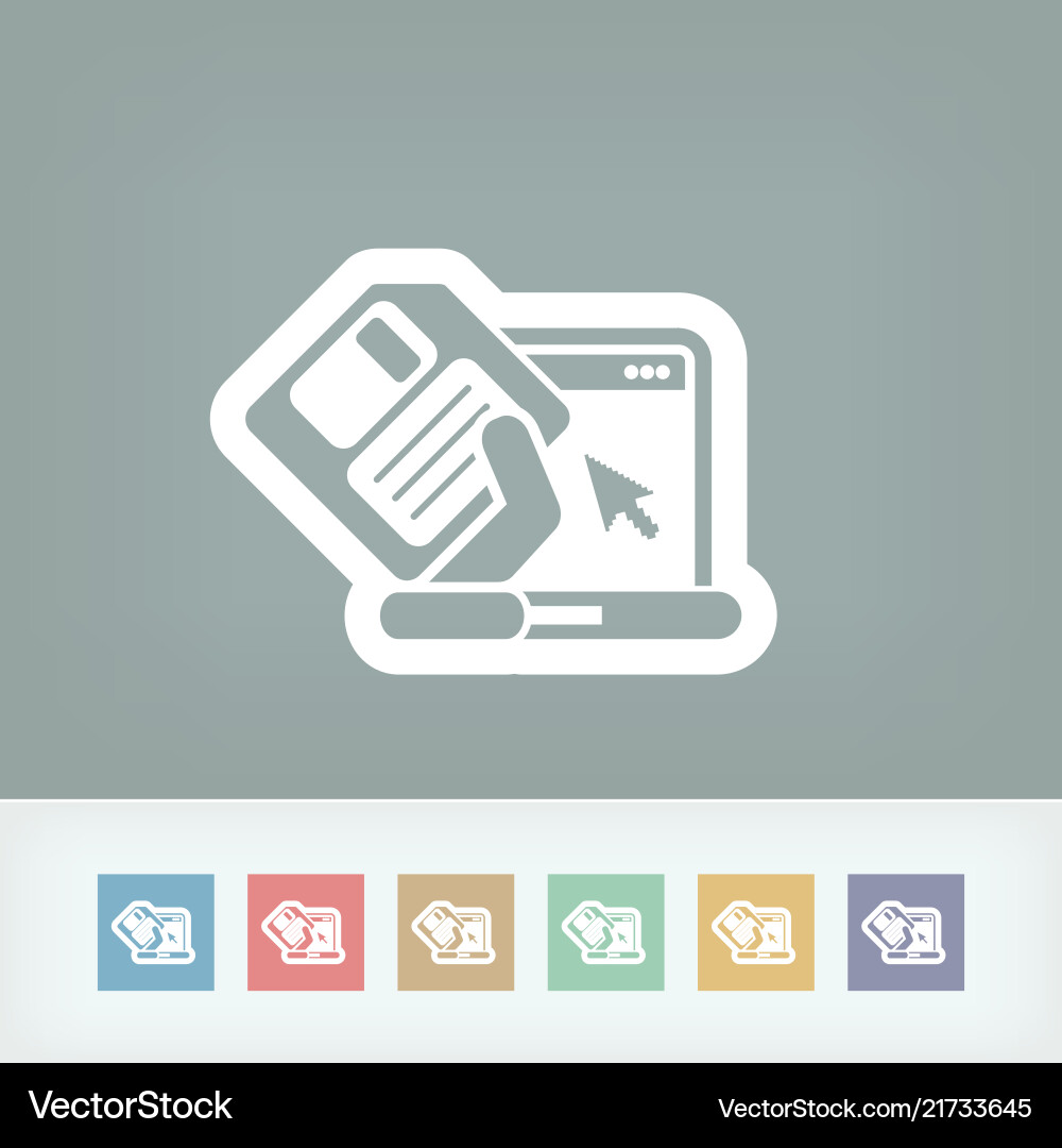 Saving data icon Saving data icon vector image