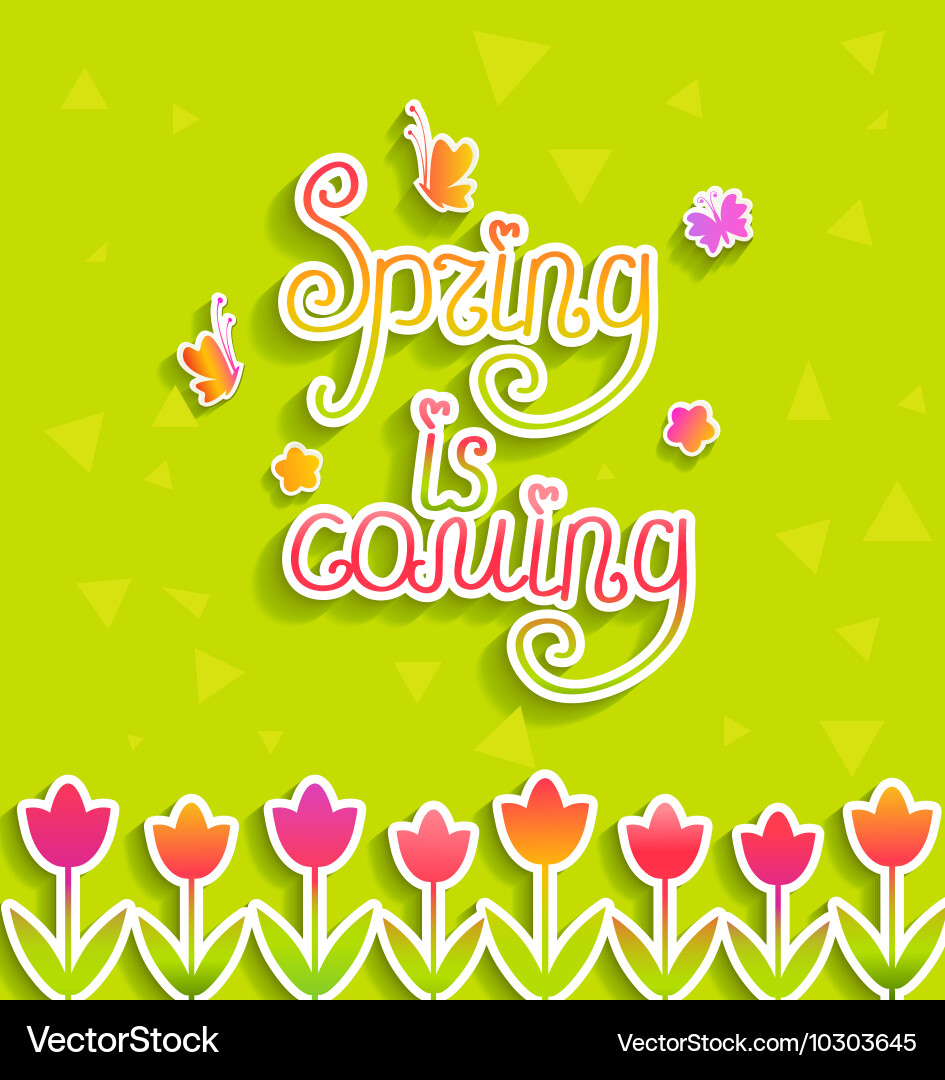 Spring background Vector Image