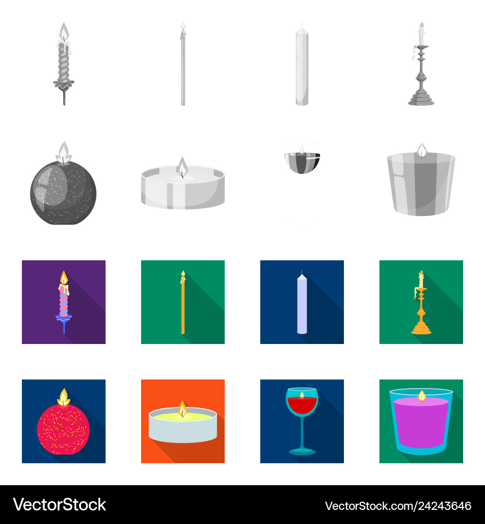Isolated object of relaxation and flame symbol Isolated object of relaxation and flame symbol vector image