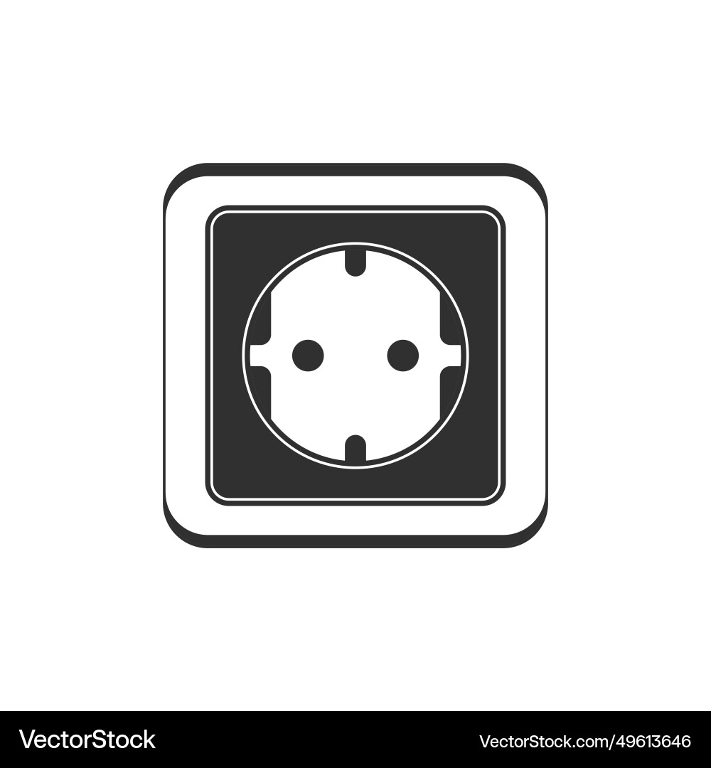 Power socket Power socket vector image