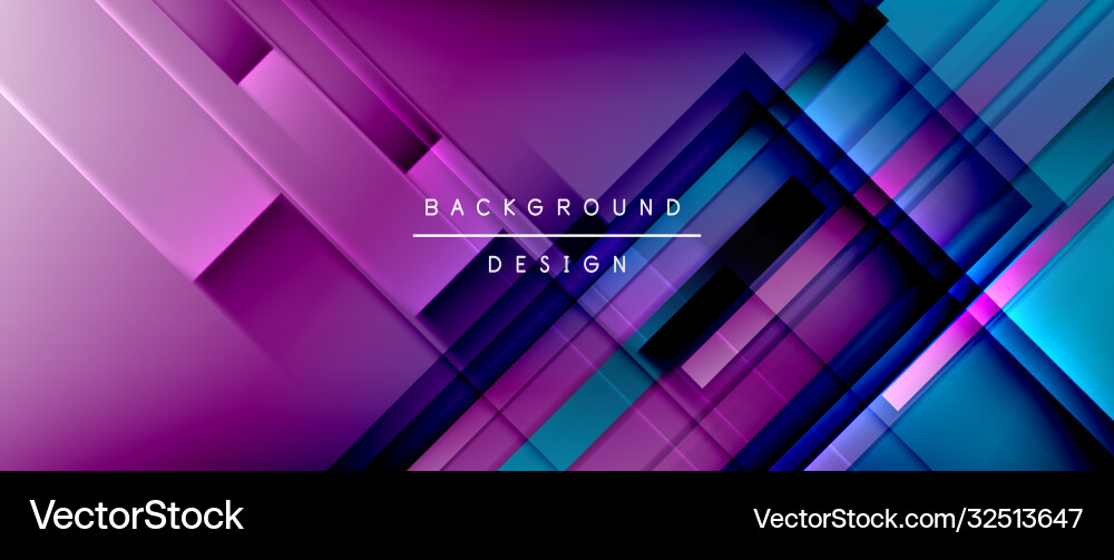Dynamic lines on fluid color gradient trendy Vector Image