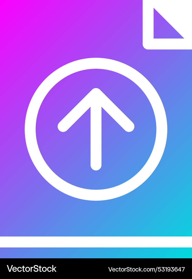 Upload icon design Vector Image