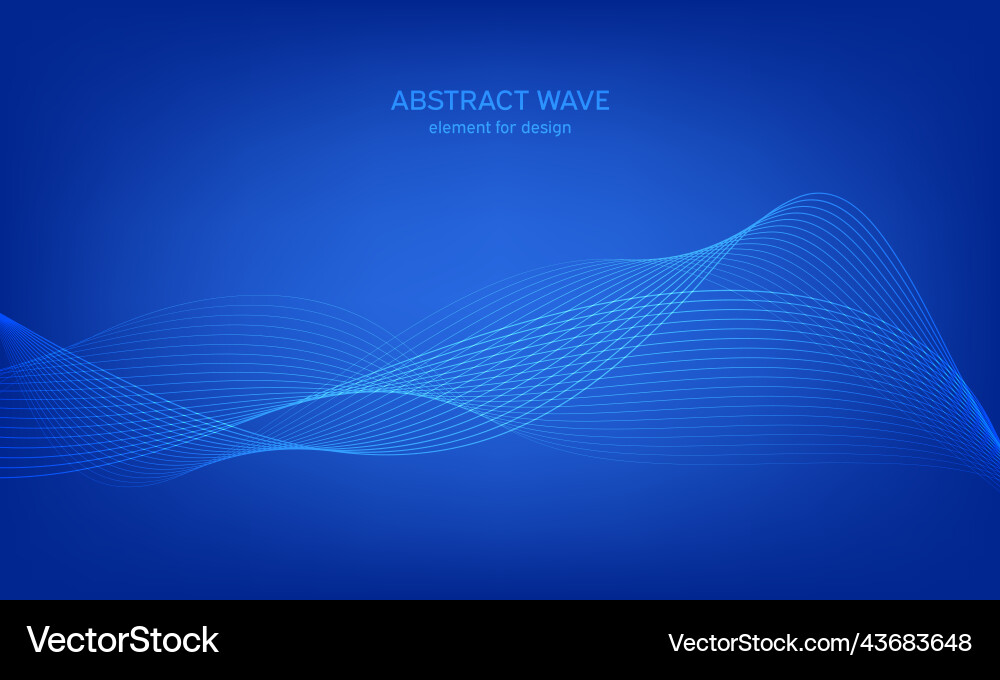 Abstract wave element for design digital Abstract wave element for design digital Vector Image