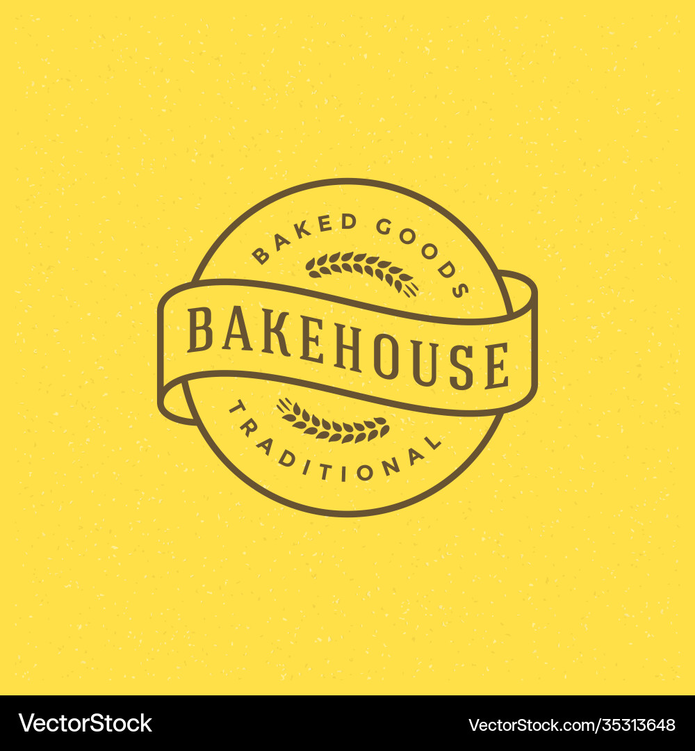 Bakery badge or label retro Bakery badge or label retro vector image