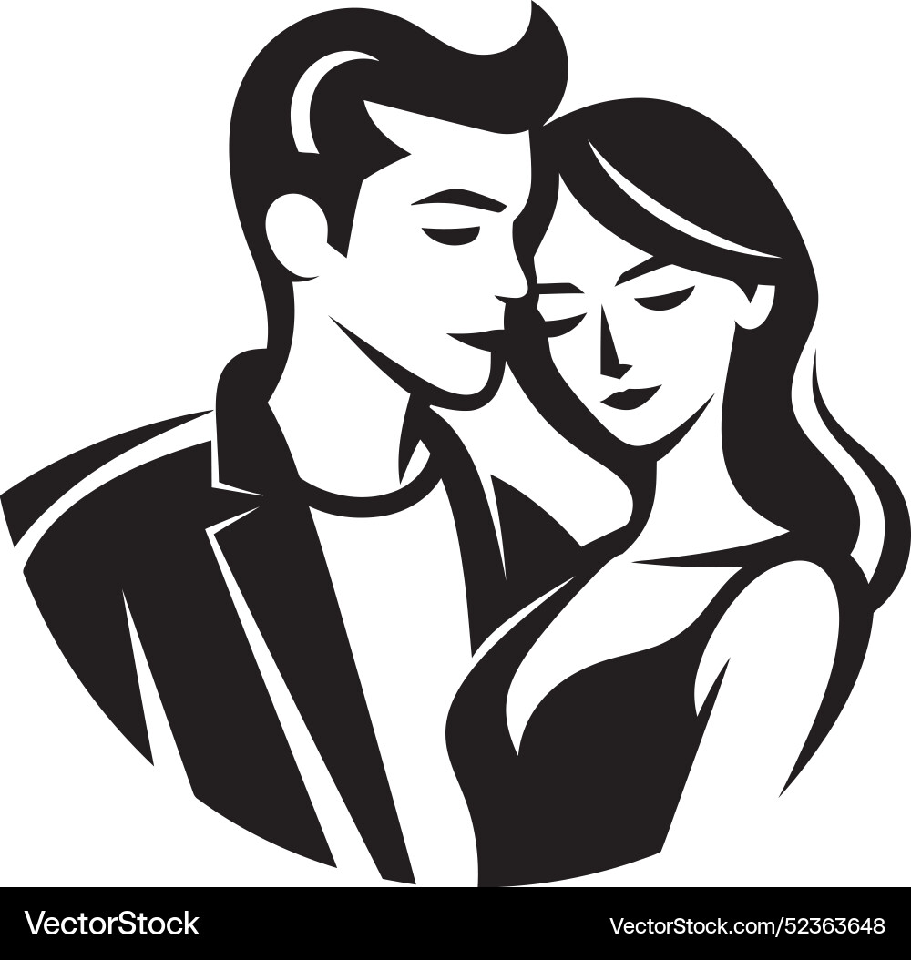 Creating harmony couple techniquescrafting r Vector Image