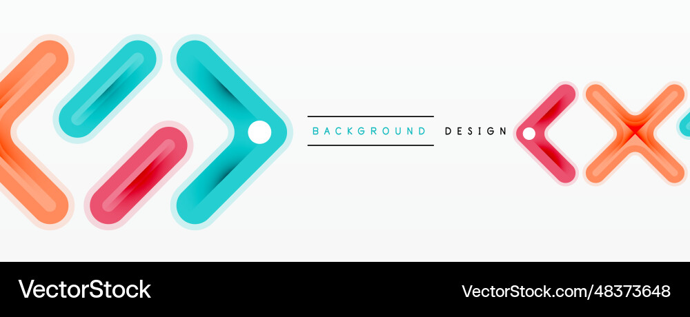 Minimal geometric background cross line design Vector Image