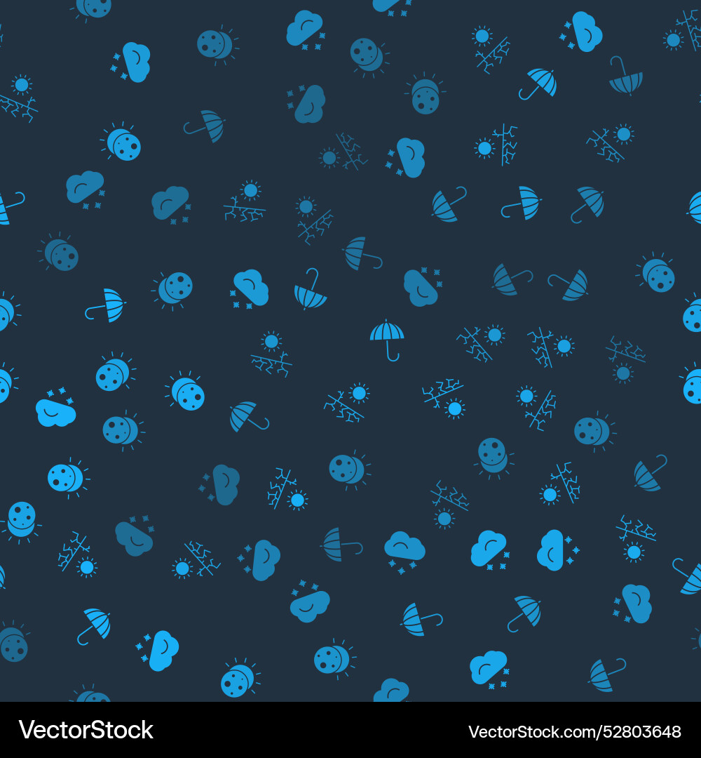 Set cloud with snow drought umbrella and eclipse Set cloud with snow drought umbrella and eclipse vector image