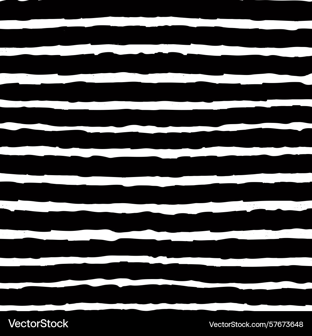 Striped seamless pattern with hand drawn rough Striped seamless pattern with hand drawn rough Vector Image
