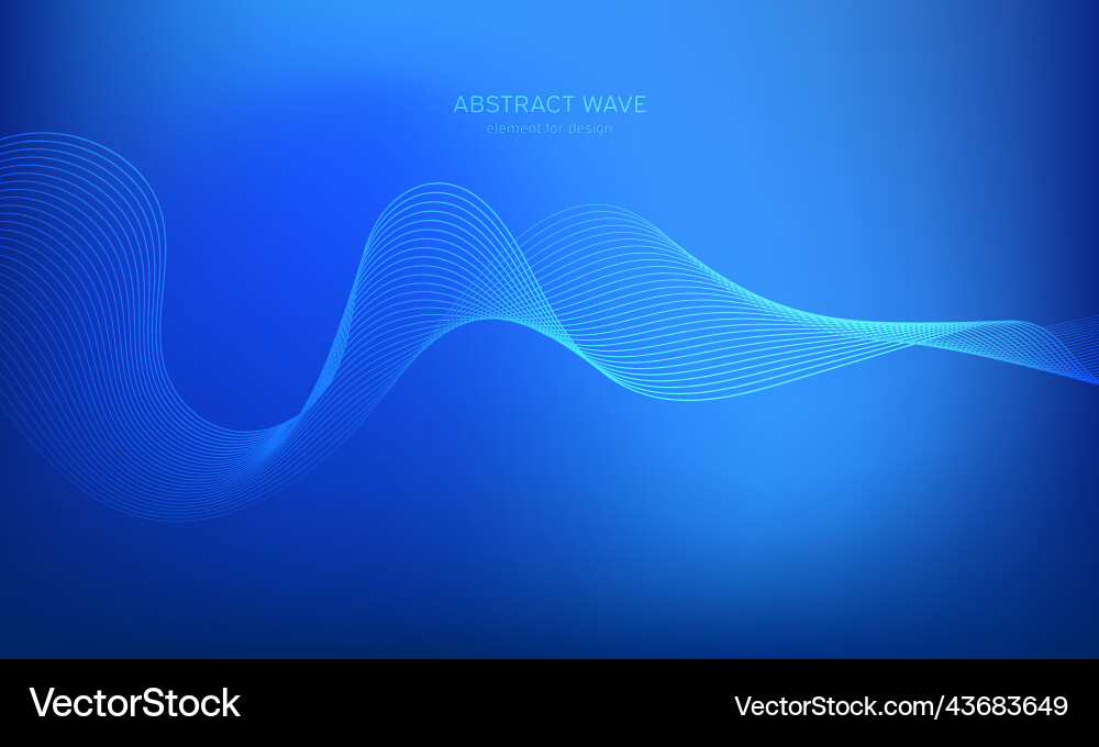 Abstract wave element for design digital Abstract wave element for design digital Vector Image