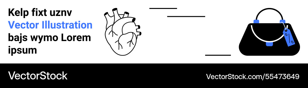 Anatomical heart diagram connected to modern Anatomical heart diagram connected to modern vector image