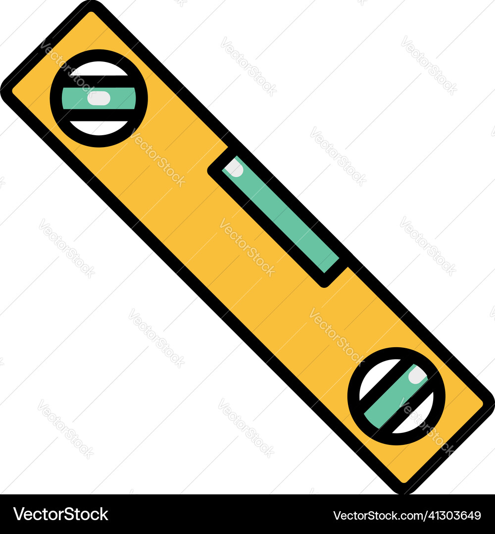 Icon of construction level Royalty Free Vector Image