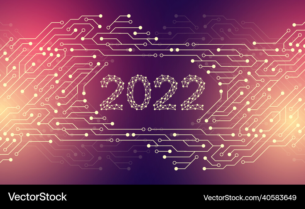 Modern technology template for merry christmas Modern technology template for merry christmas vector image