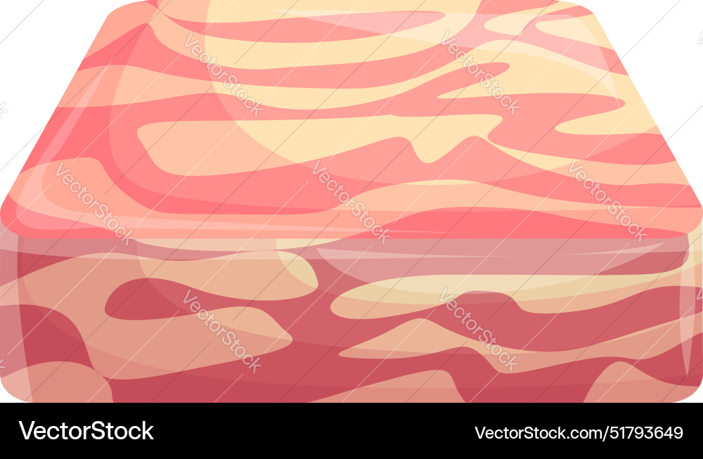 Roter Thunfischfiletblock für Sushi oder Sashimi Roter Thunfischfiletblock für Sushi oder Sashimi vektorbild