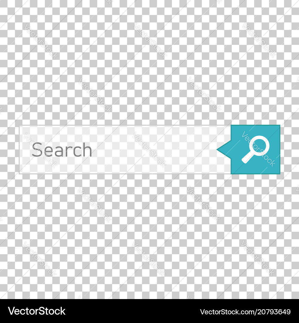 Search bar ui element icon in flat style Search bar ui element icon in flat style vector image