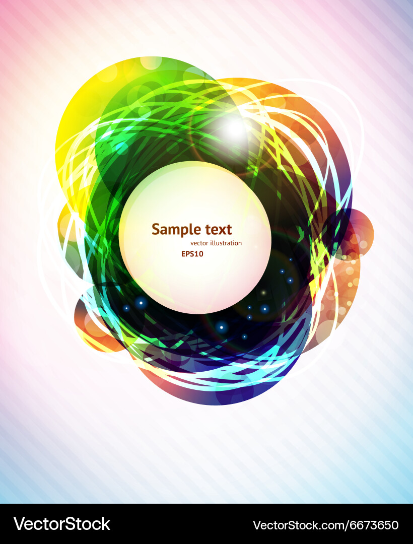 Abstract background in colour Vector Image