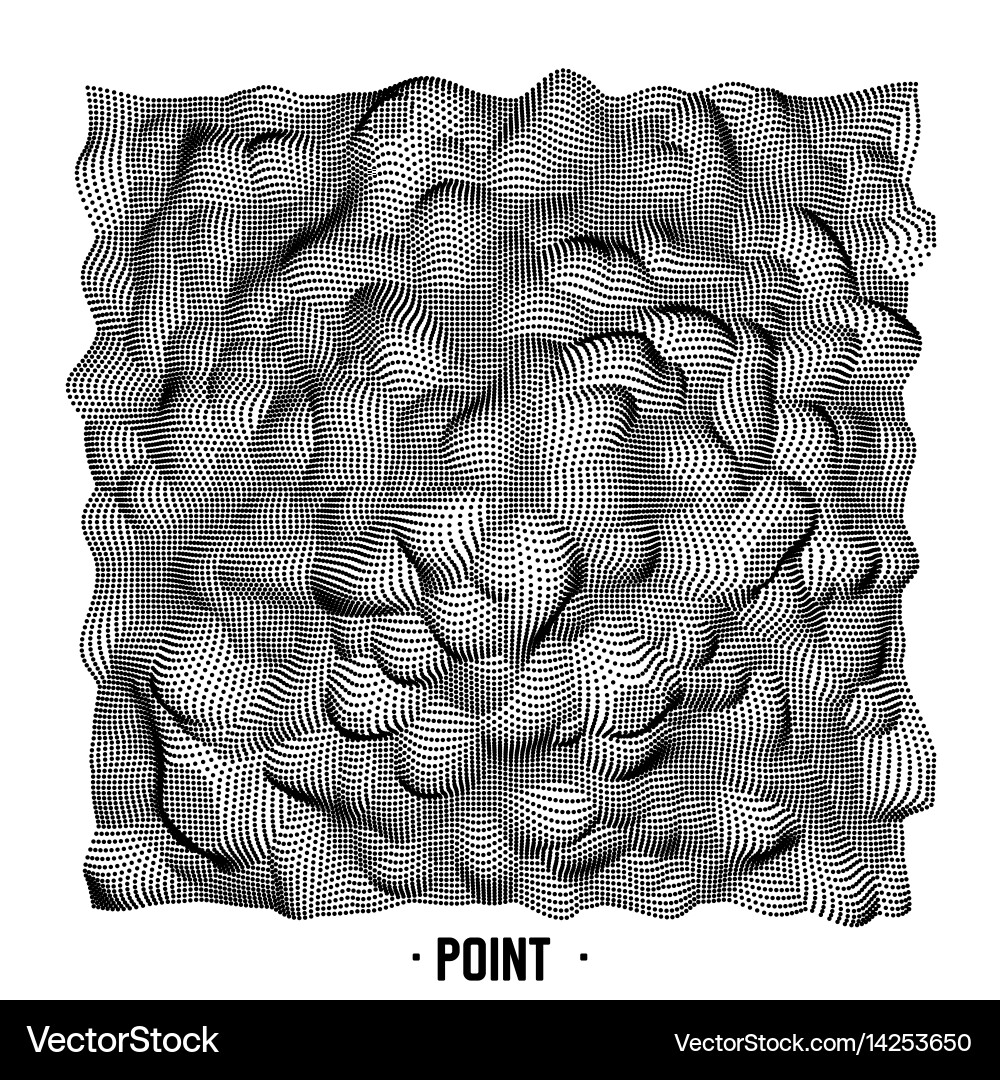 Abstract point noise background vector image