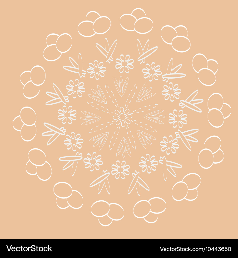 Circular pattern Vector Image