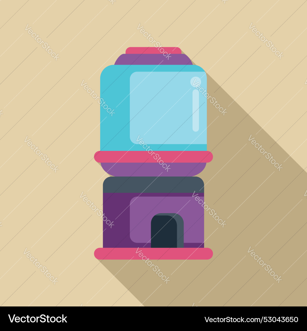 Empty gumball machine displaying nothing inside Empty gumball machine displaying nothing inside vector image