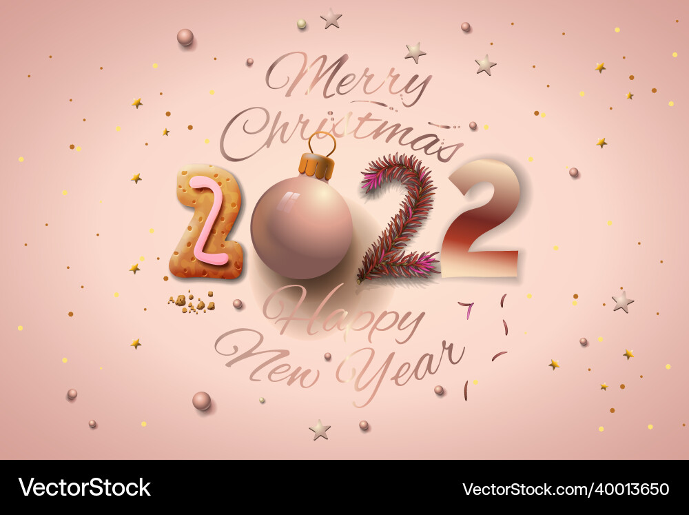Frohe Weihnachten und frohes neues Jahr 2022 Grüße Frohe Weihnachten und frohes neues Jahr 2022 Grüße vektorbild