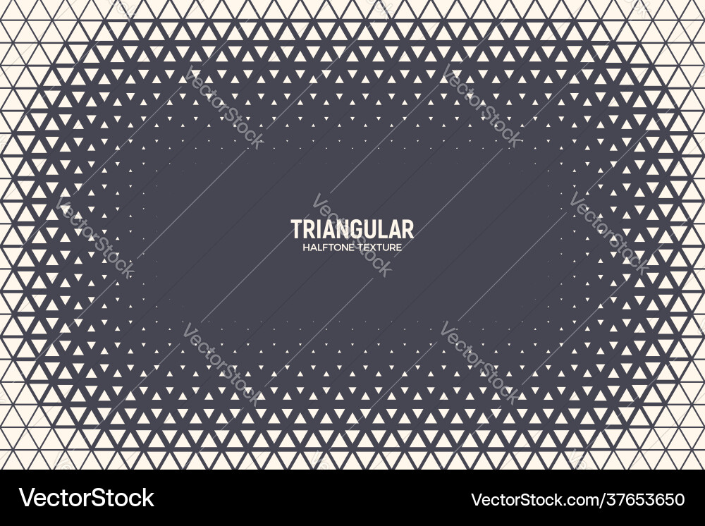 Triangular Halftone Texture vector image
