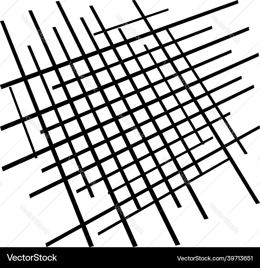3d spatial grids meshes interlace interlocking Vector Image