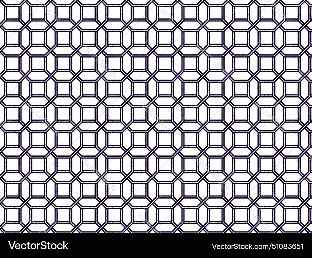 Black hexagon background pattern Vector Image