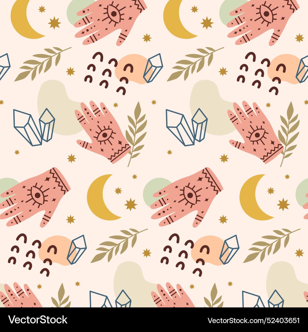 Boho pattern design Vector Image