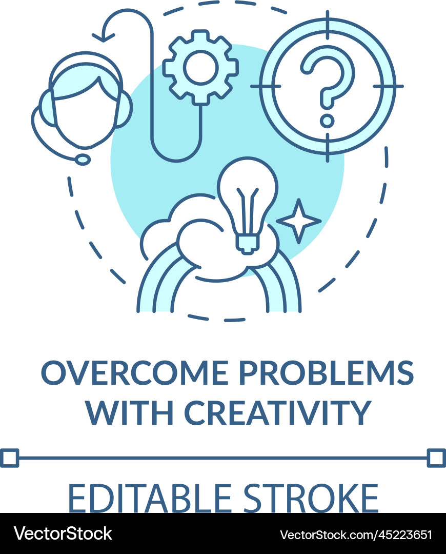 Creative Problem Solving Concept vector image