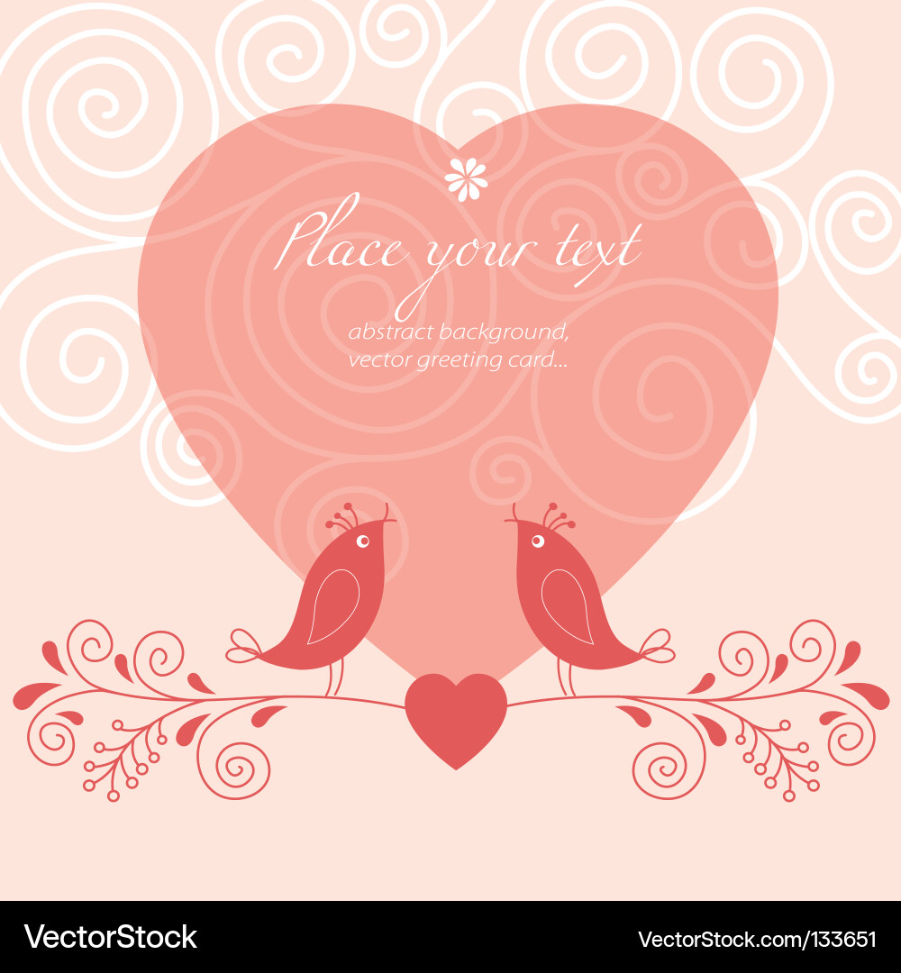 Romantic Valentine Background vector image