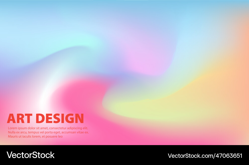 Set gradient abstract background with liquid vector image