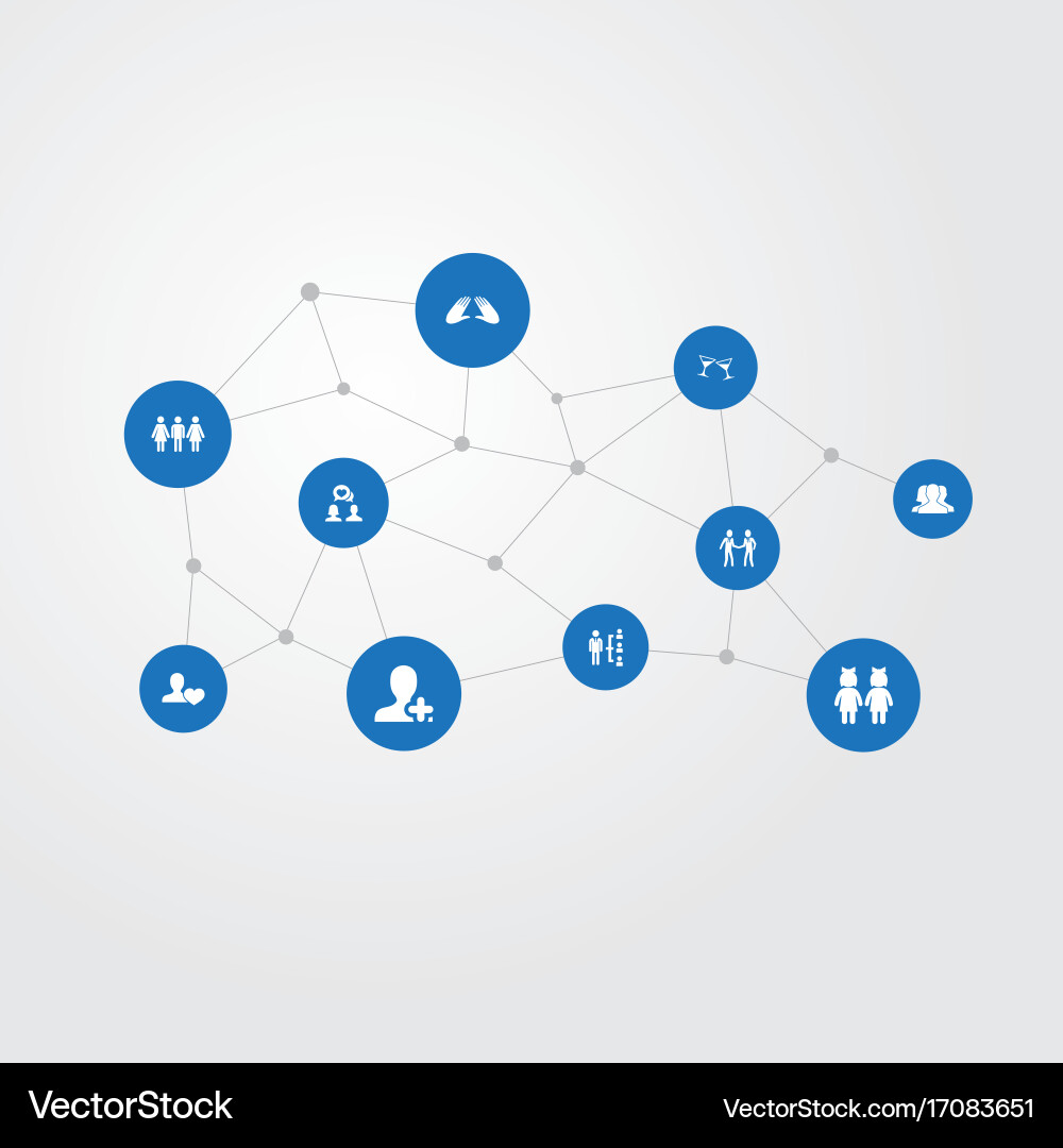 Set of simple icons element Vector Image