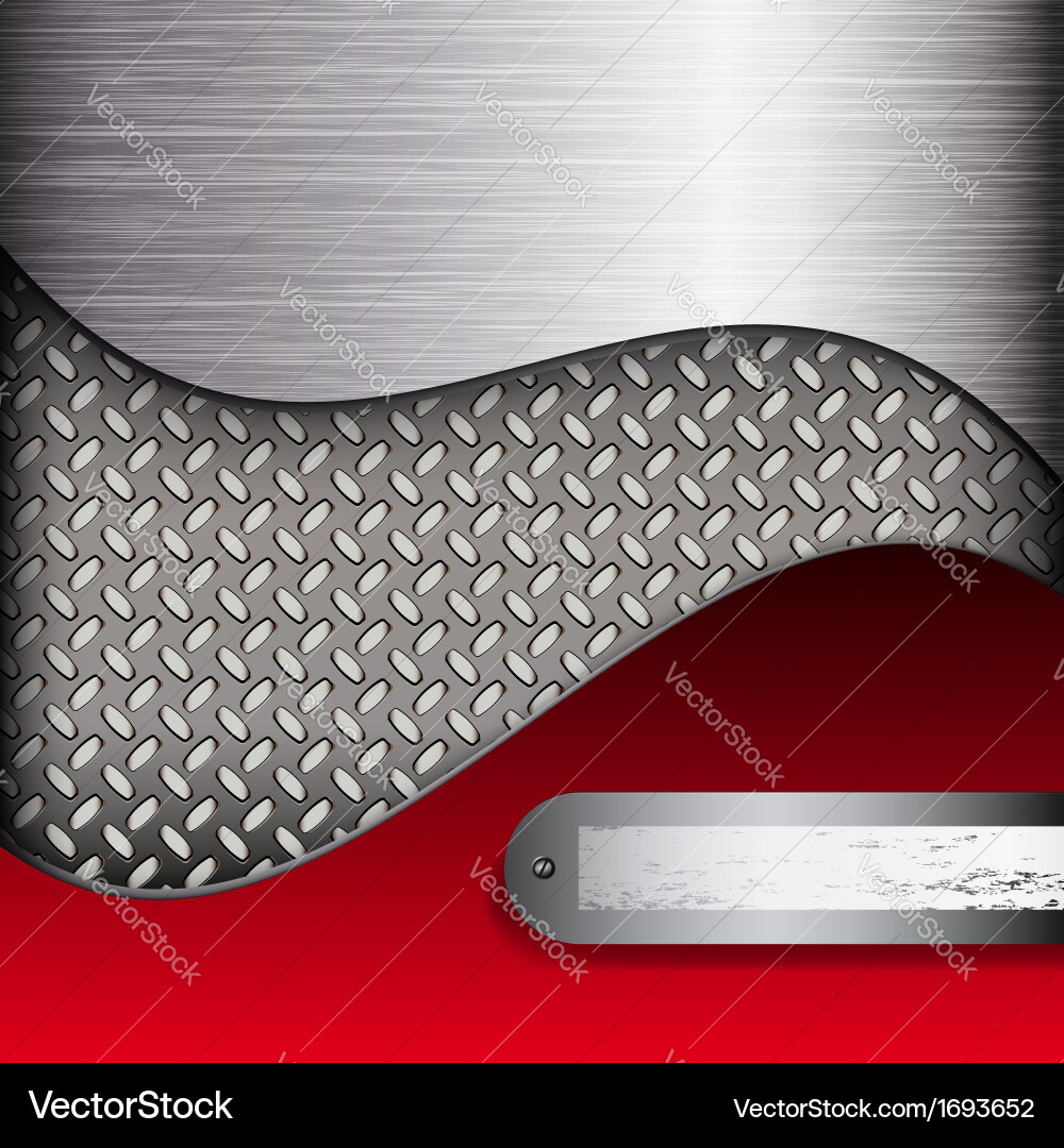 Abstract background with metall elements vector image