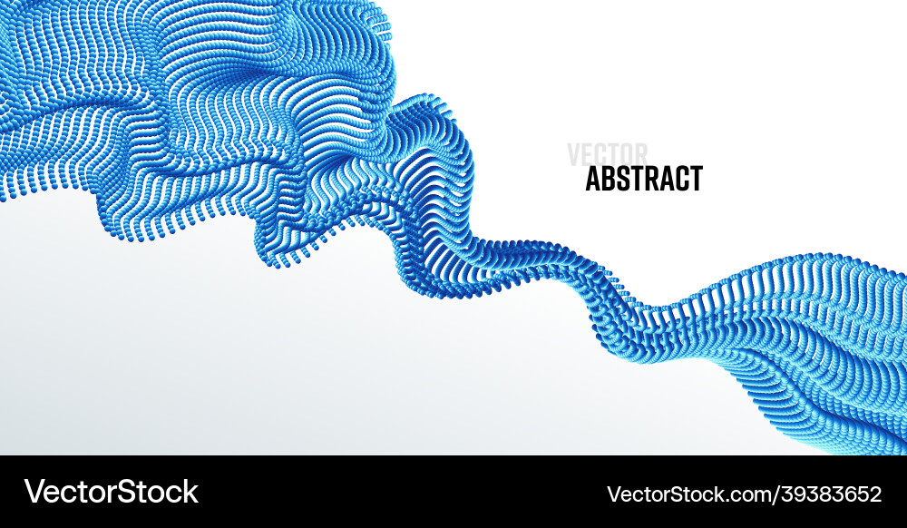 Background with abstract big data splash 3d vector image